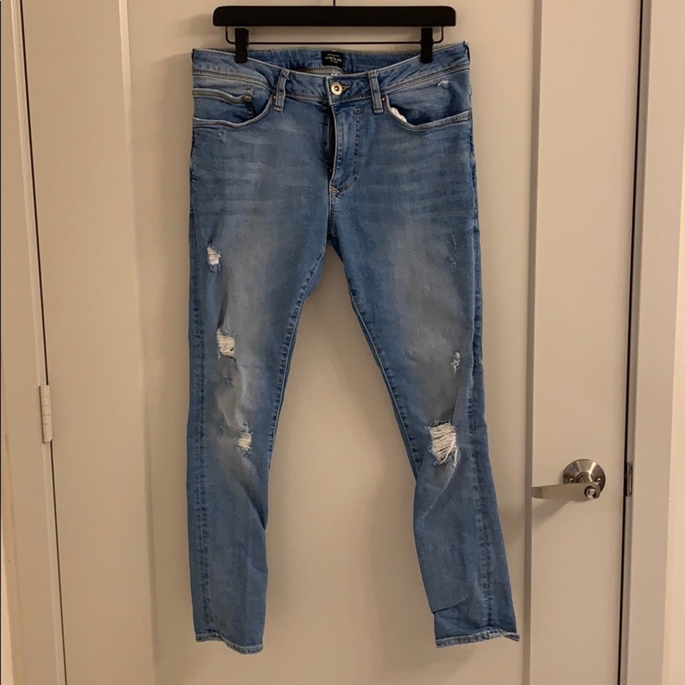 River island men’s distressed jeans 32x30